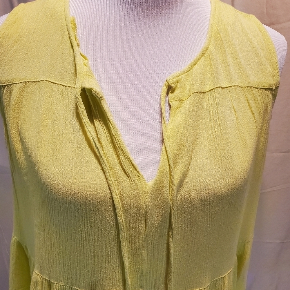 John PaulRichard Boho Ruffle & Tassle Sun Top LG